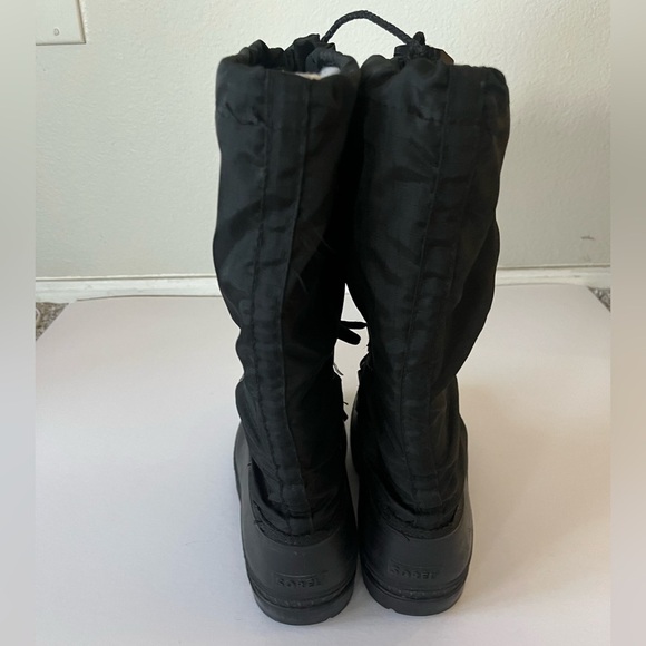 SOREL Kaufman Black Insulated Waterproof Glacier Winter Snow Boots Mens Size 7 - Picture 4 of 16